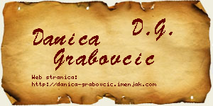 Danica Grabovčić vizit kartica